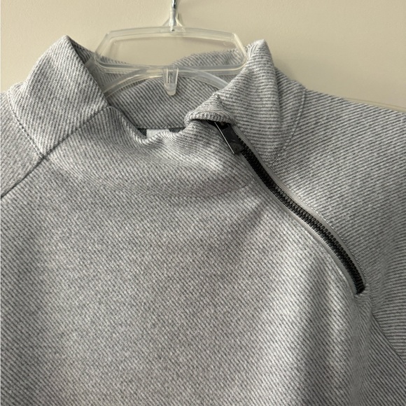 Kyodan Outdoor Women's Light Gray Mock Neck Long Sleeve Pullover Sweatshirt L - Picture 2 of 5